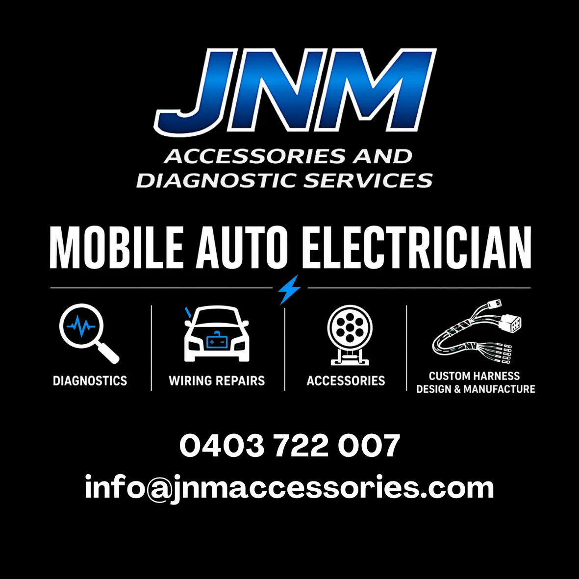 JNM Accessories and Diagnostic Services installation work