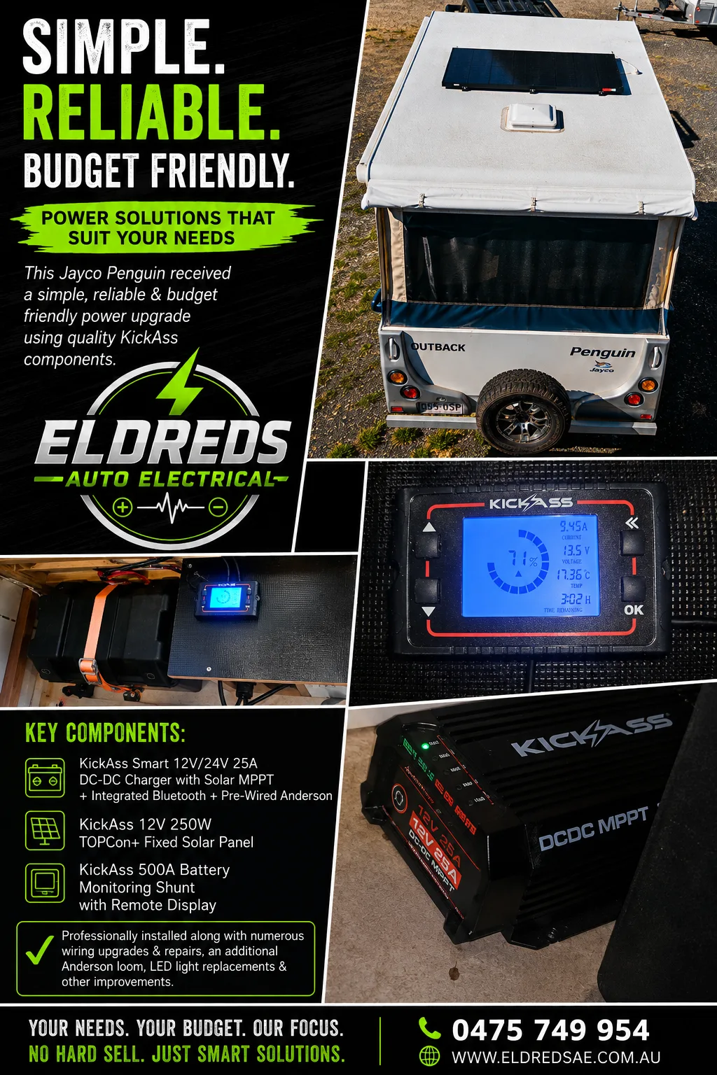 Eldreds Auto Electrical installation work 2